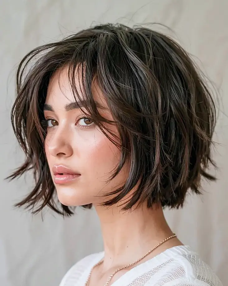 Pure Salon Montreal - The Varsity Bob Haircut Fall 2025’s Biggest Hair Trend 2